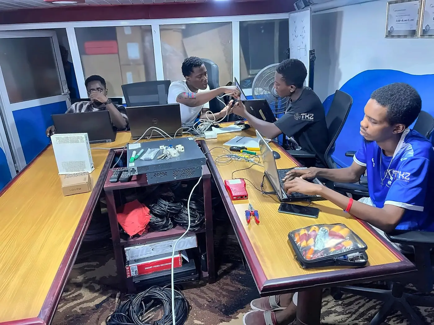Session de formation au centre TKADEMY